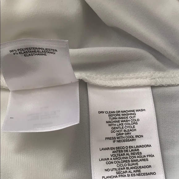 Kasper Plus Vanilla Ice Sleeveless Scallop Trimmed Scoop Neck Top - 1X - Picture 6 of 6